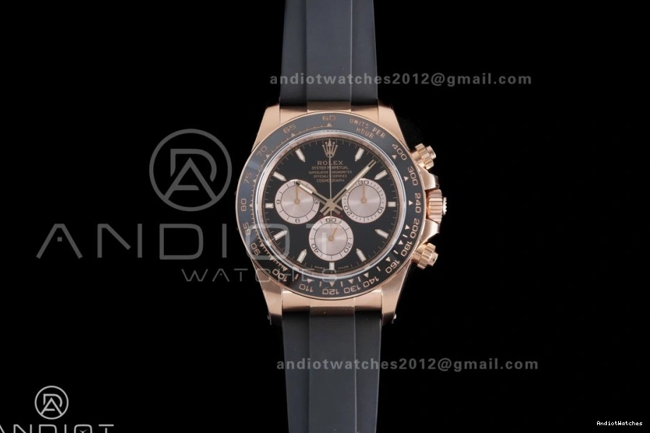 1:1 Sub-dial Edition RG VSF Sophisticated Marker 798 On Oyster-flex Best DD Gain Dial Stick Strap 126515 Black Weight Daytona 0826